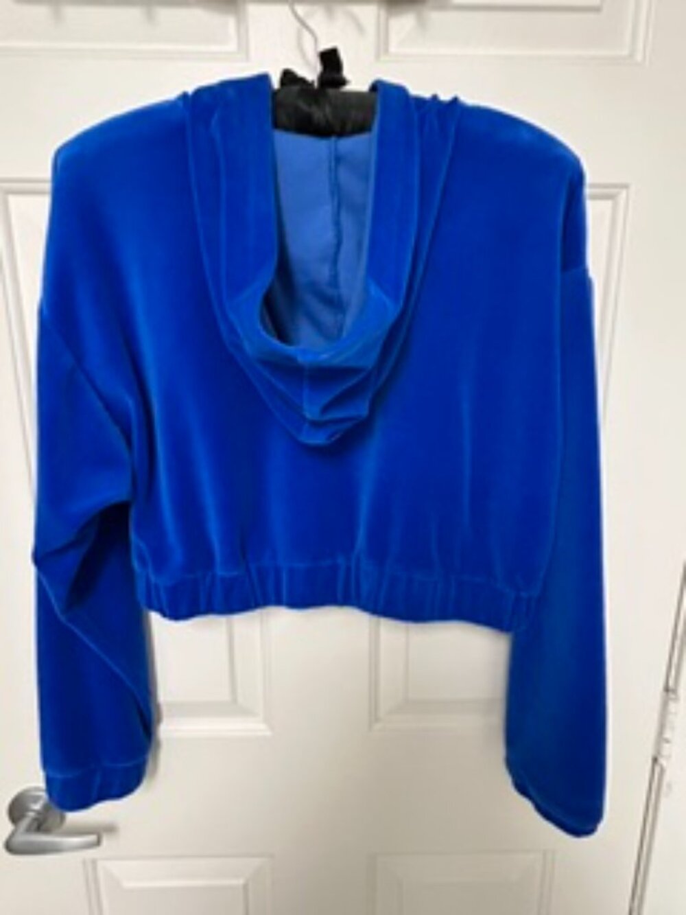 Juicy by Juicy Couture Cropped Hoodie Jacket sz L - Picture 4 of 4